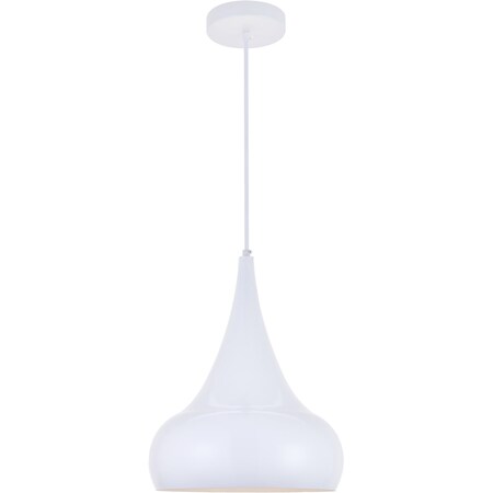 Circa One Light White Pendant